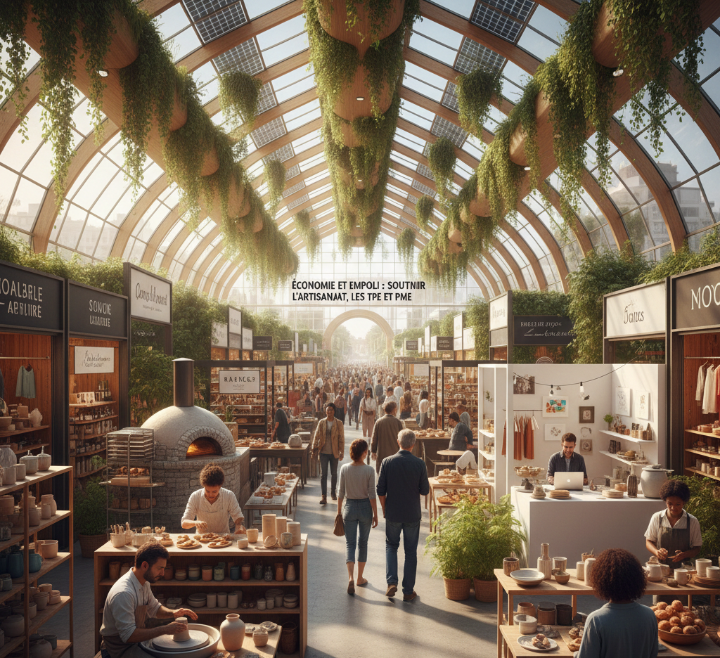Économie et emploi : soutenir l'artisanat, les TPE et PME